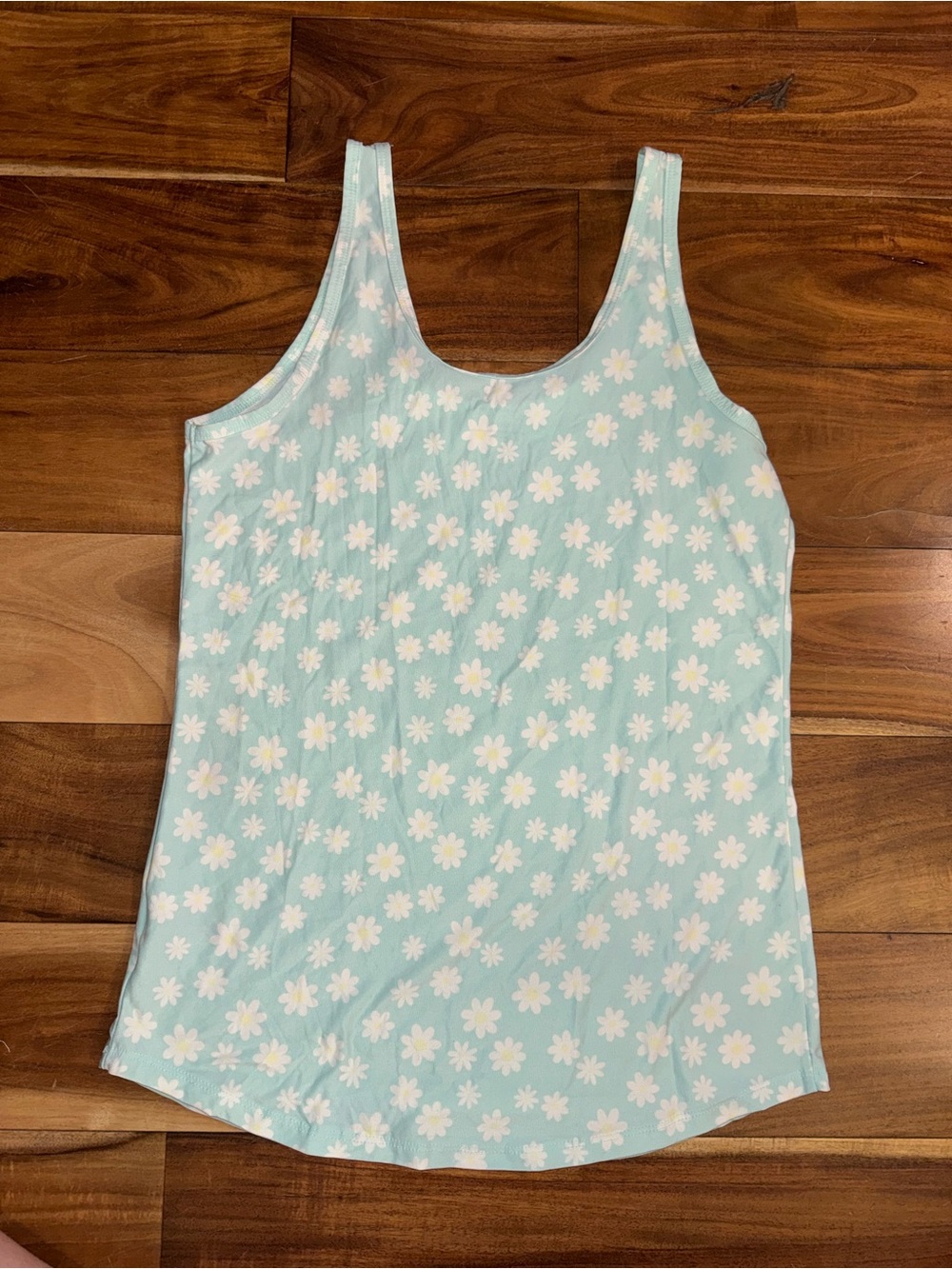 NB Women’s Light Blue Daisy Print Tank Top